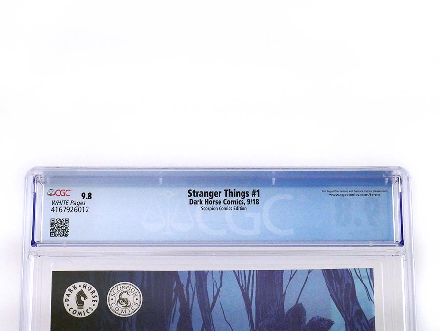 Stranger Things #1 Cover K Variant Clayton Crain Cover CGC 9.8