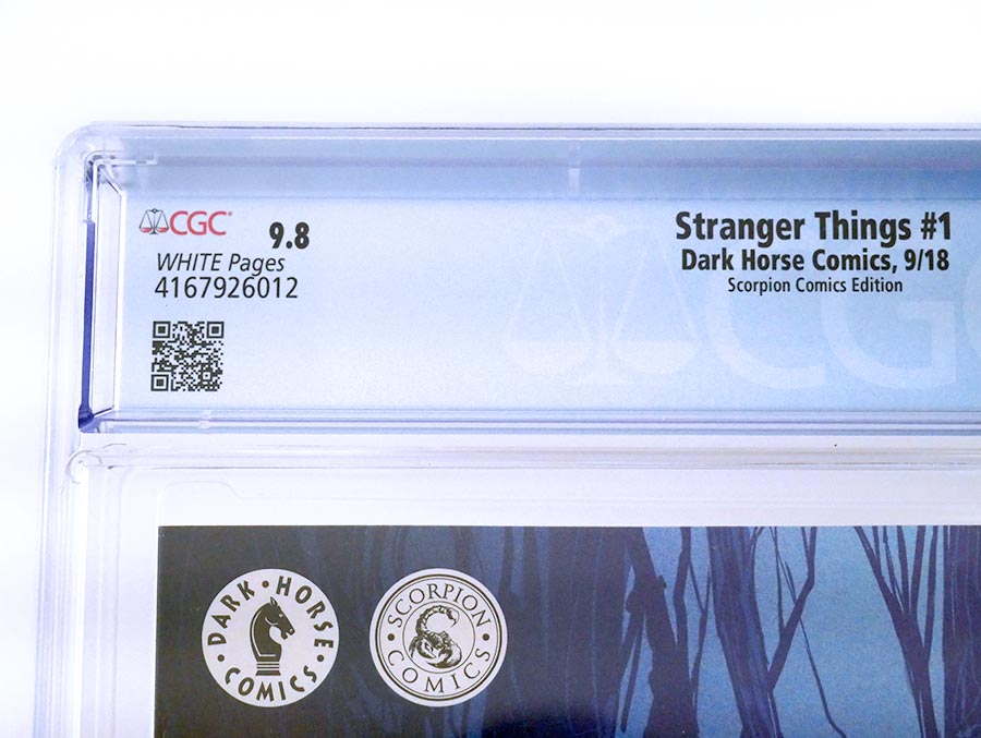 Stranger Things #1 Cover K Variant Clayton Crain Cover CGC 9.8