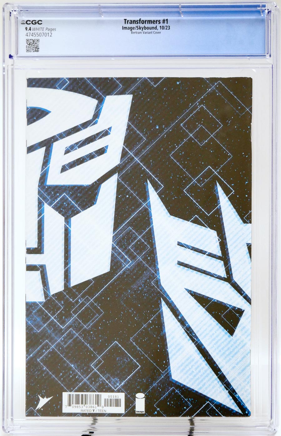 Transformers Vol 5 #1 Cover Z-P Incentive Ian Bertram Variant Cover CGC 9.4