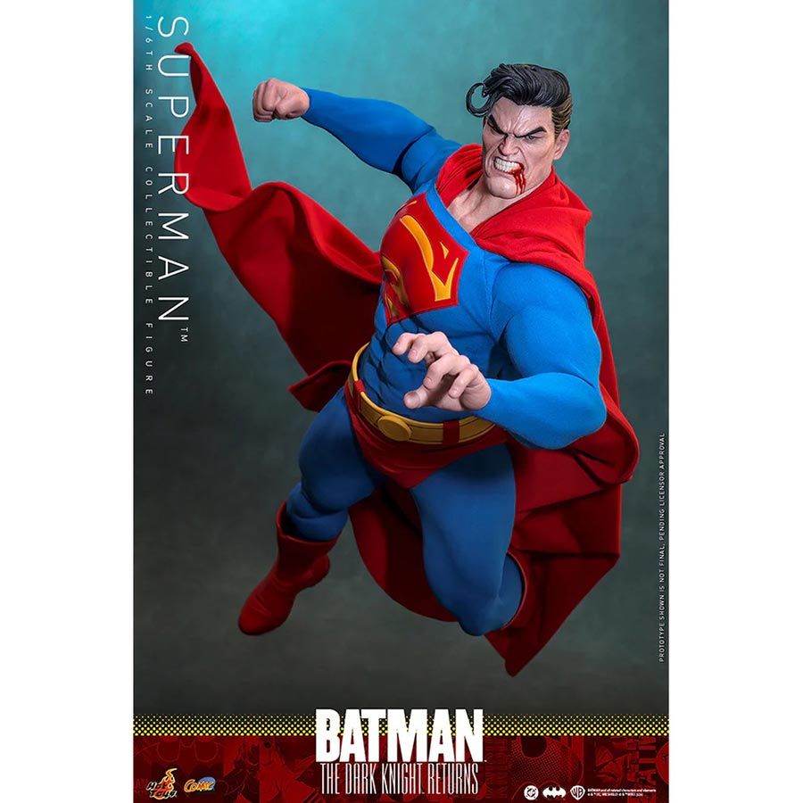 DC Batman Dark Knight Returns Superman Battle Damged Version Sixth Scale Figure