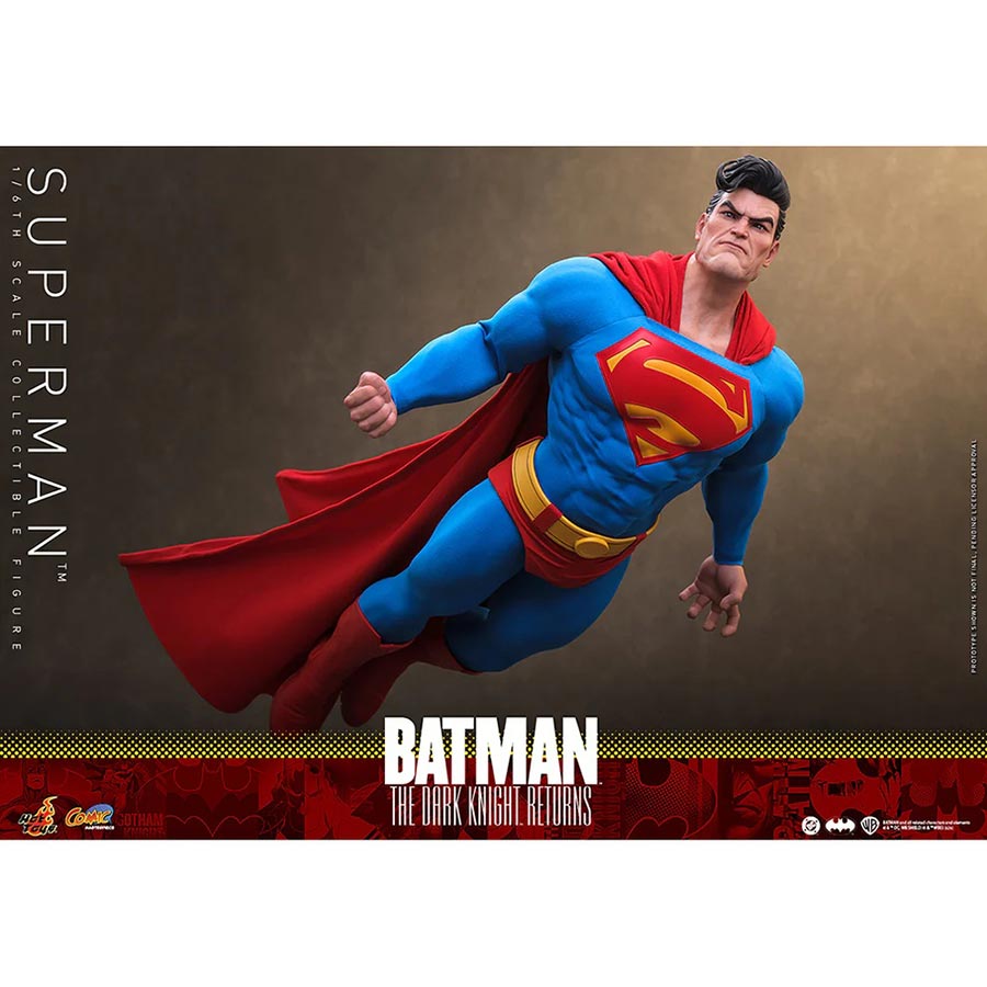 DC Batman Dark Knight Returns Superman Battle Damged Version Sixth Scale Figure