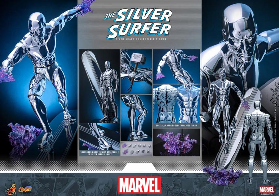Marvel Silver Surfer Sixth Scale Figure