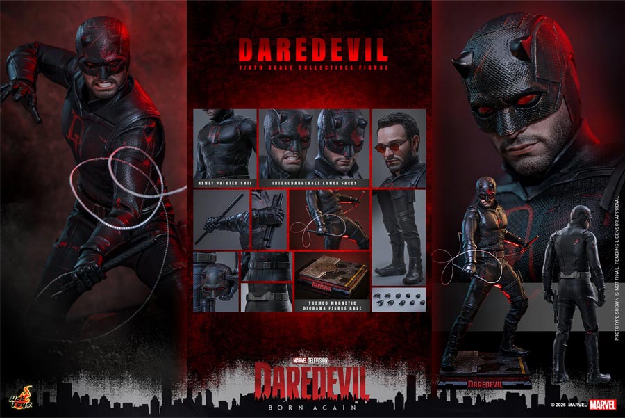 Marvel Daredevil Born Again Daredevil Sixth Scale Figure