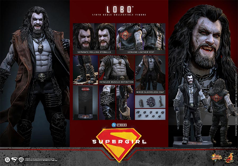 DC Supergirl Movie Lobo Sixth Scale Figure