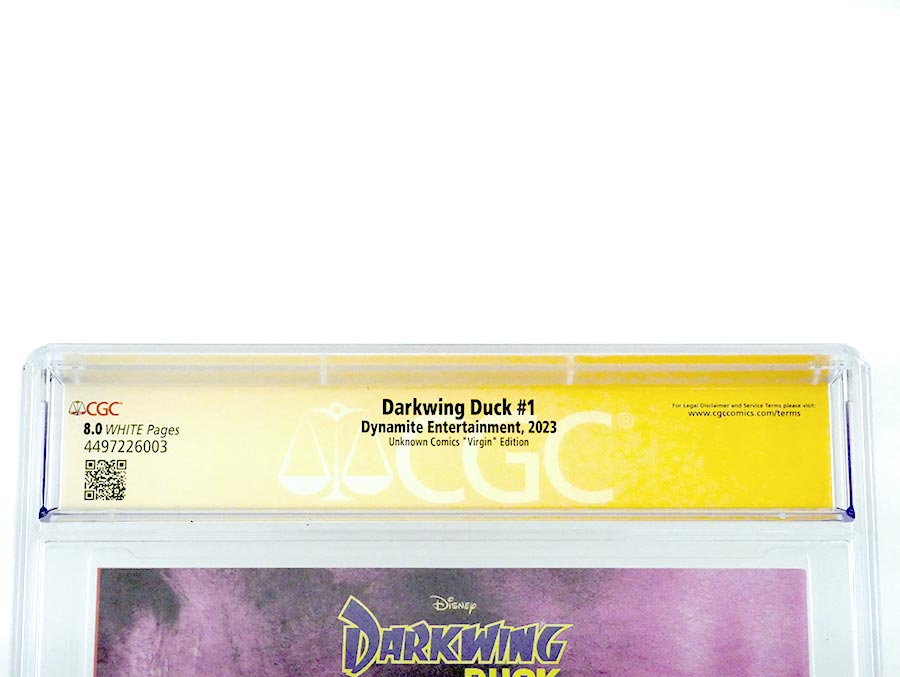 Darkwing Duck Vol 3 #1 Cover Z-L Marco Matrazzo Variant Cover CGC Signature Series 8.0 Signed By Jim Cummings