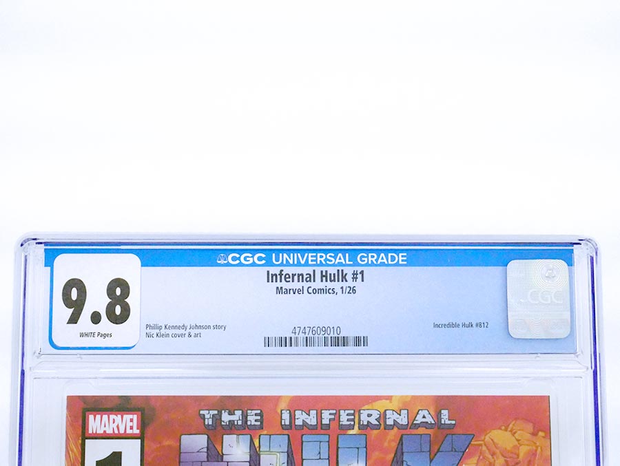 Infernal Hulk #1 Cover Q Regular Nic Klein Cover CGC 9.8