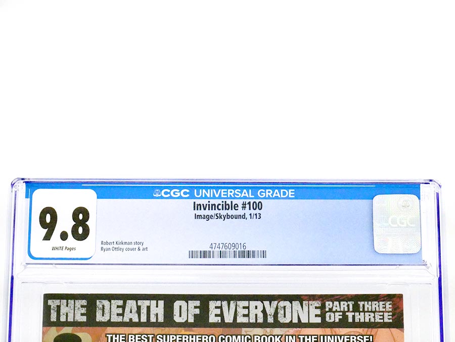 Invincible #100 Cover K 1st Ptg Ryan Ottley CGC 9.8
