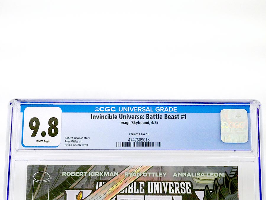 Invincible Universe Battle Beast #1 Cover Z Incentive Arthur Adams Variant Cover CGC 9.8
