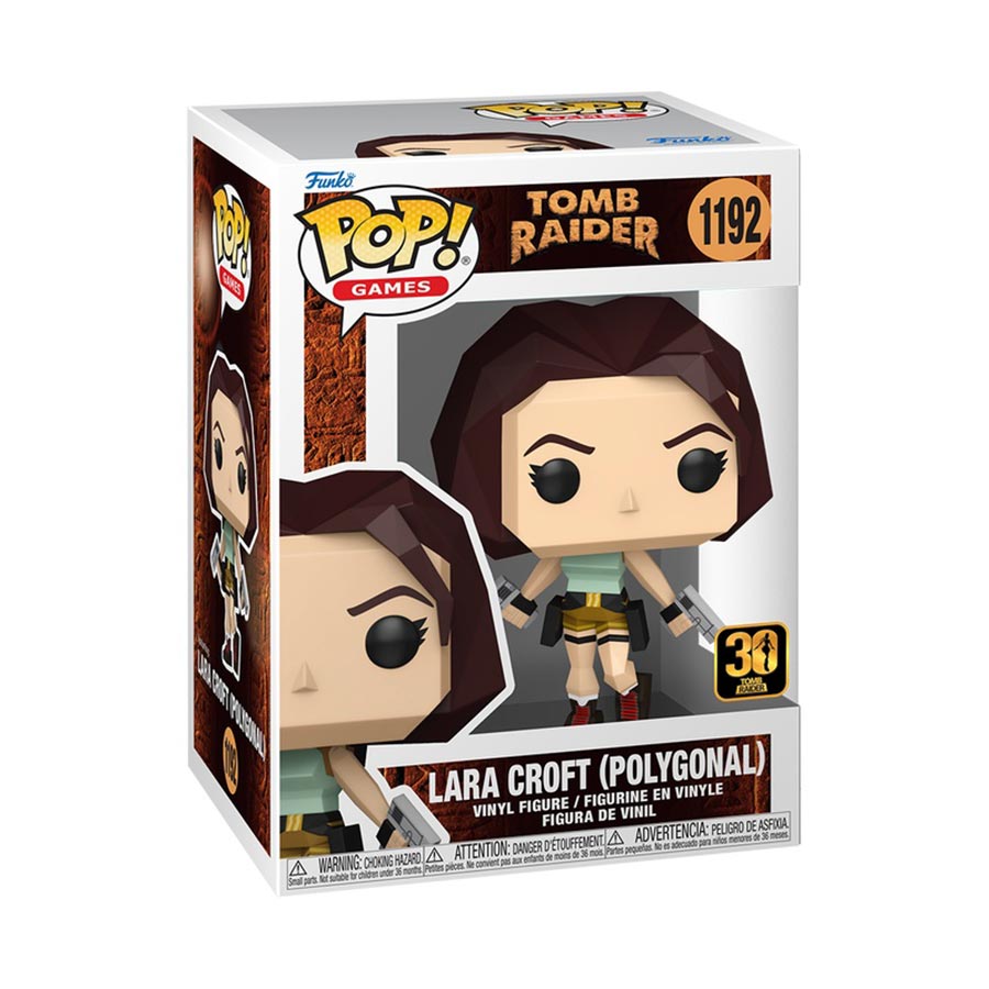 POP Games Tomb Raider Lara Croft Polygonal Vinyl Figure