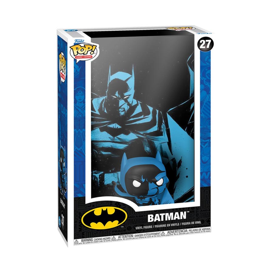 POP Comic Cover Batman Black & Blue Vinyl Figure
