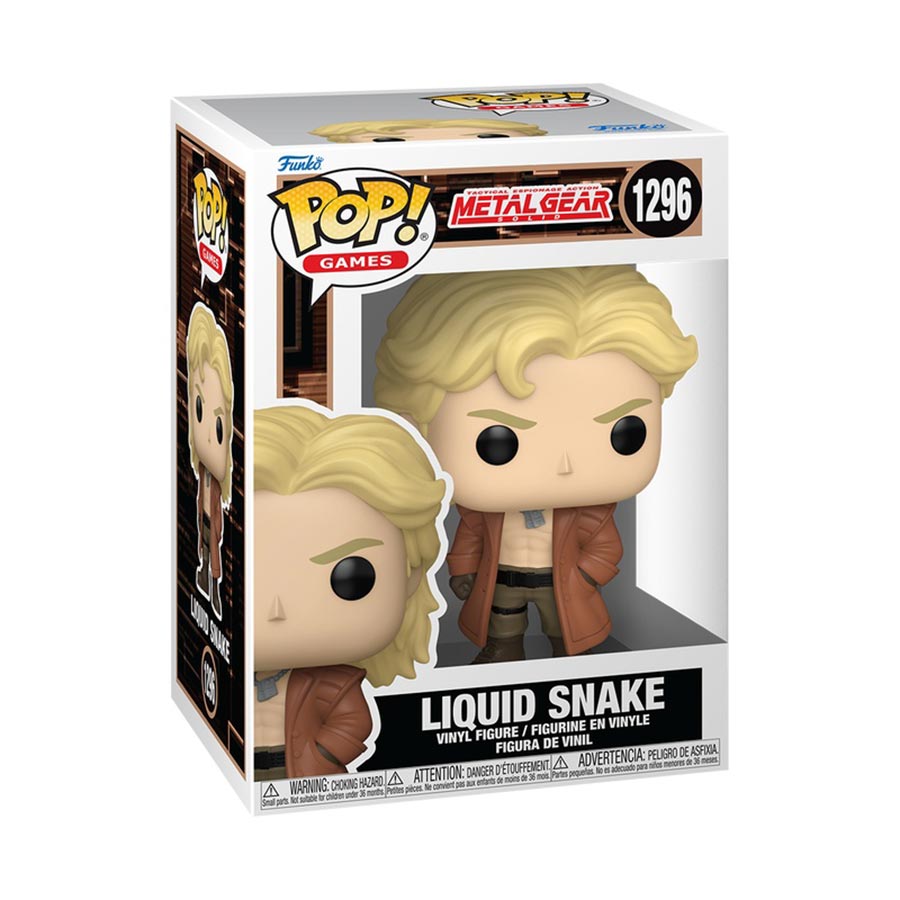 POP Games Metal Gear Solid Liquid Snake Vinyl Figure