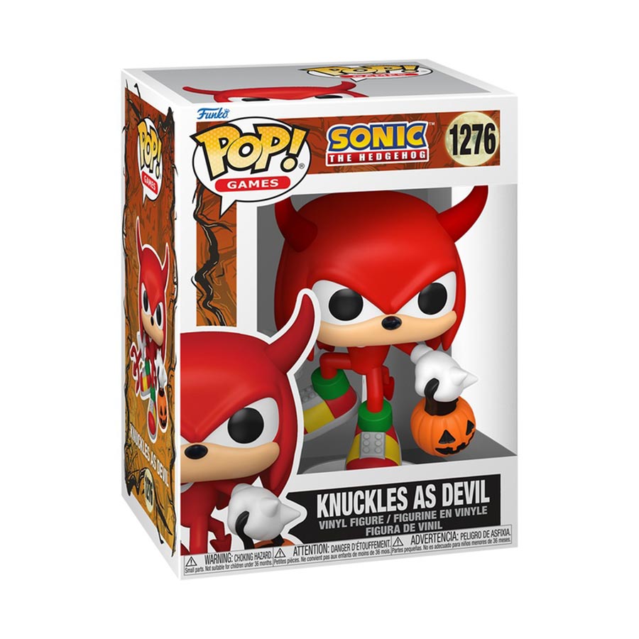 POP Games Sonic The Hedgehog Knuckles As Devil Vinyl Figure
