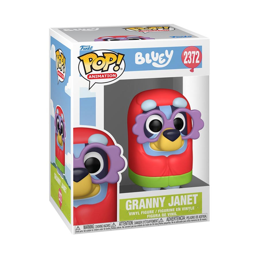 POP Animation Bluey Granny Janet Vinyl Figure