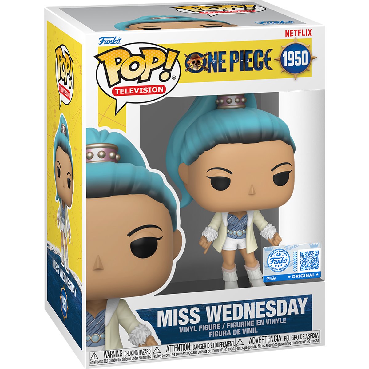 POP One Piece Live Action Miss Wednesday Entertainment Earth Exclusive Vinyl Figure