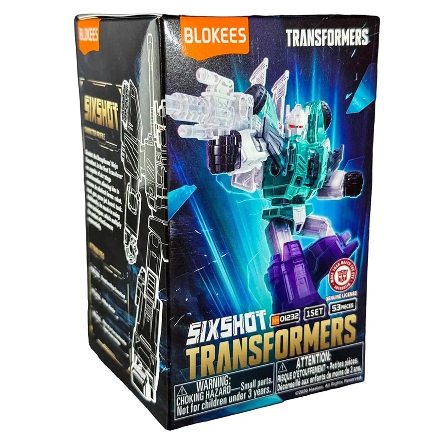 Blokees Transformers Sixshot Transparent Box Model Kit