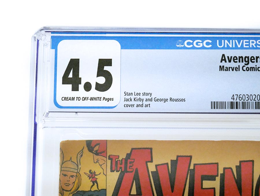 Avengers #4 Cover G 1st Ptg CGC 4.5