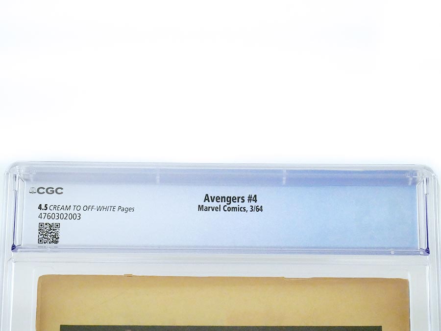 Avengers #4 Cover G 1st Ptg CGC 4.5