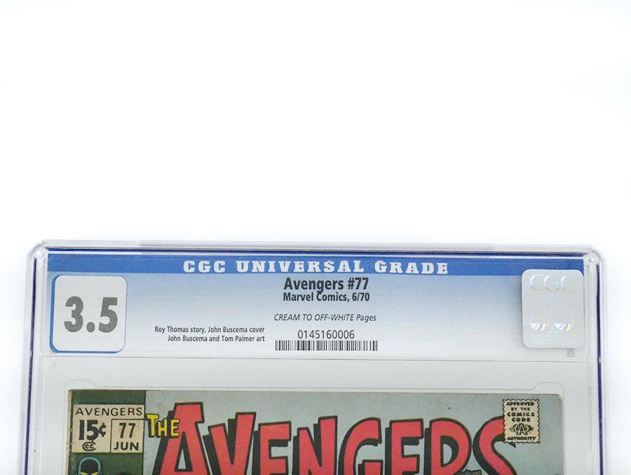 Avengers #77 Cover B CGC 3.5