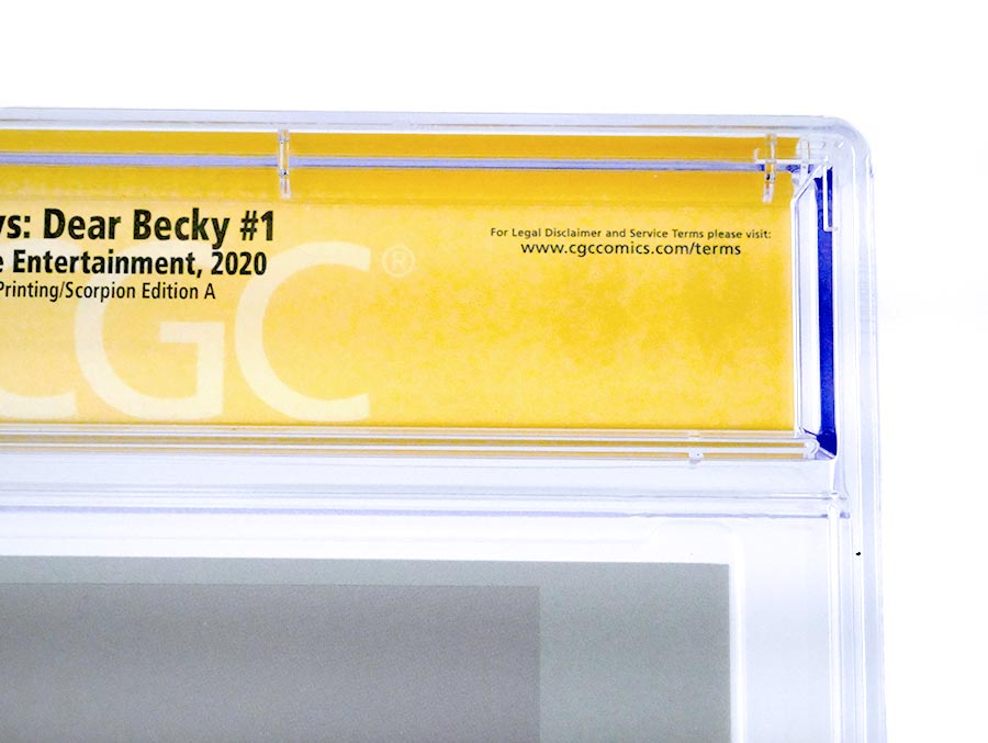 Boys Dear Becky #1 Cover G Rafael Grassetti 2nd Ptg Variant Cover CGC Signature Series 9.8 Signed by Antony Starr