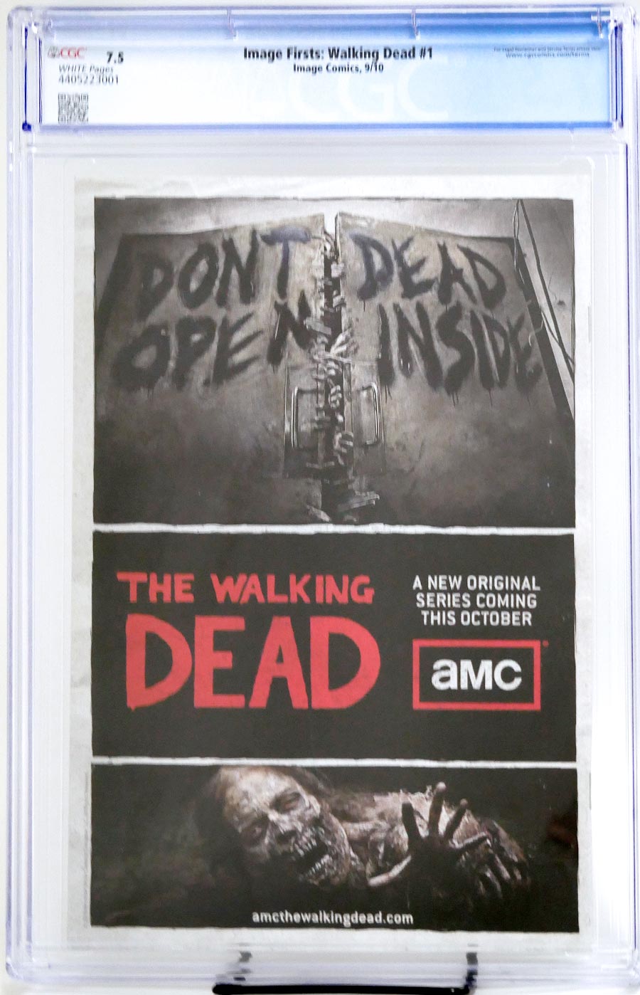 Image Firsts Walking Dead #1 Cover E 1st Ptg CGC 7.5