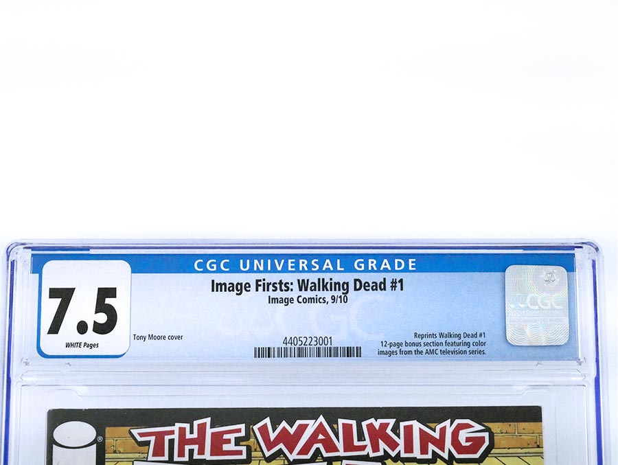 Image Firsts Walking Dead #1 Cover E 1st Ptg CGC 7.5