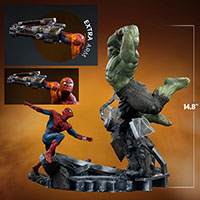 Marvel Spider-Man vs Hulk 1/10 Scale Statue