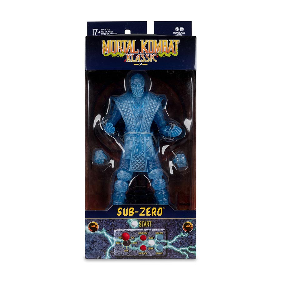 Mortal Kombat Klassic Sub-Zero Ice Clone 7-Inch Action Figure