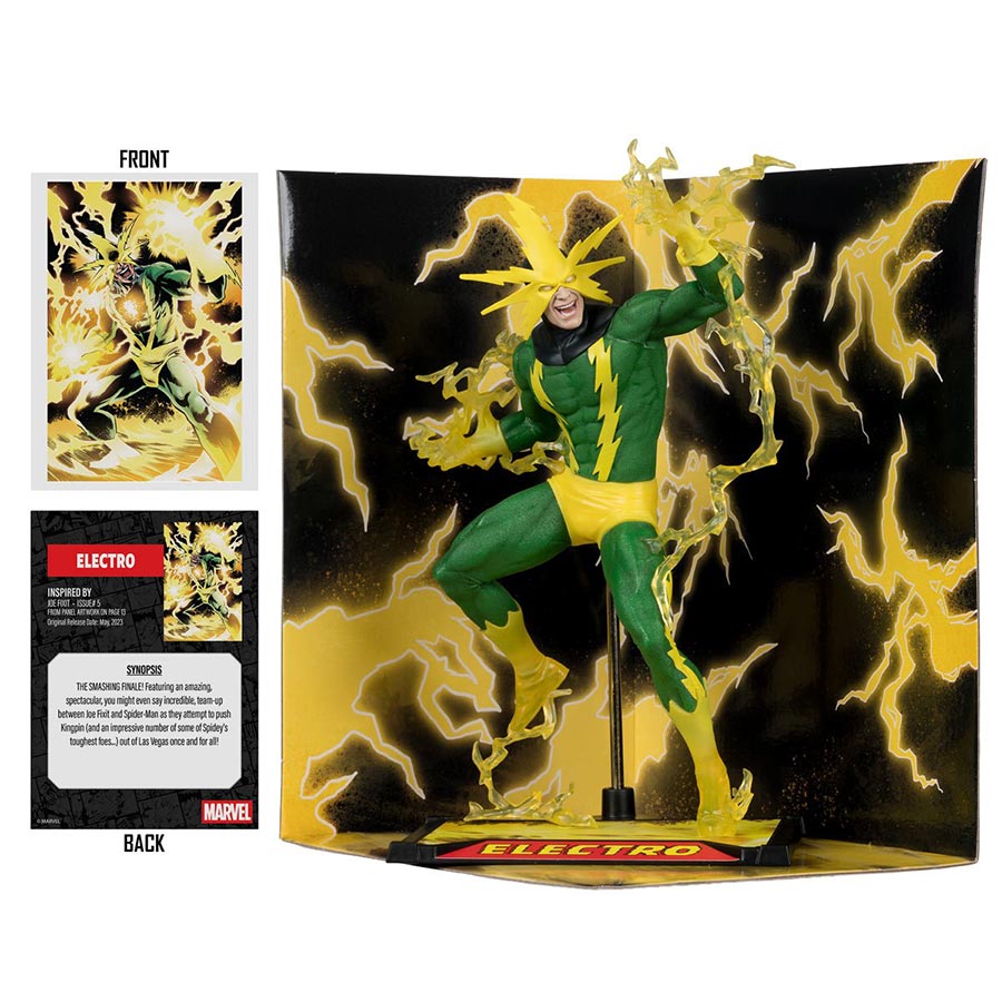 Marvel Electro Joe Fixit 5 1/10 Scale Posed Figure With Scene