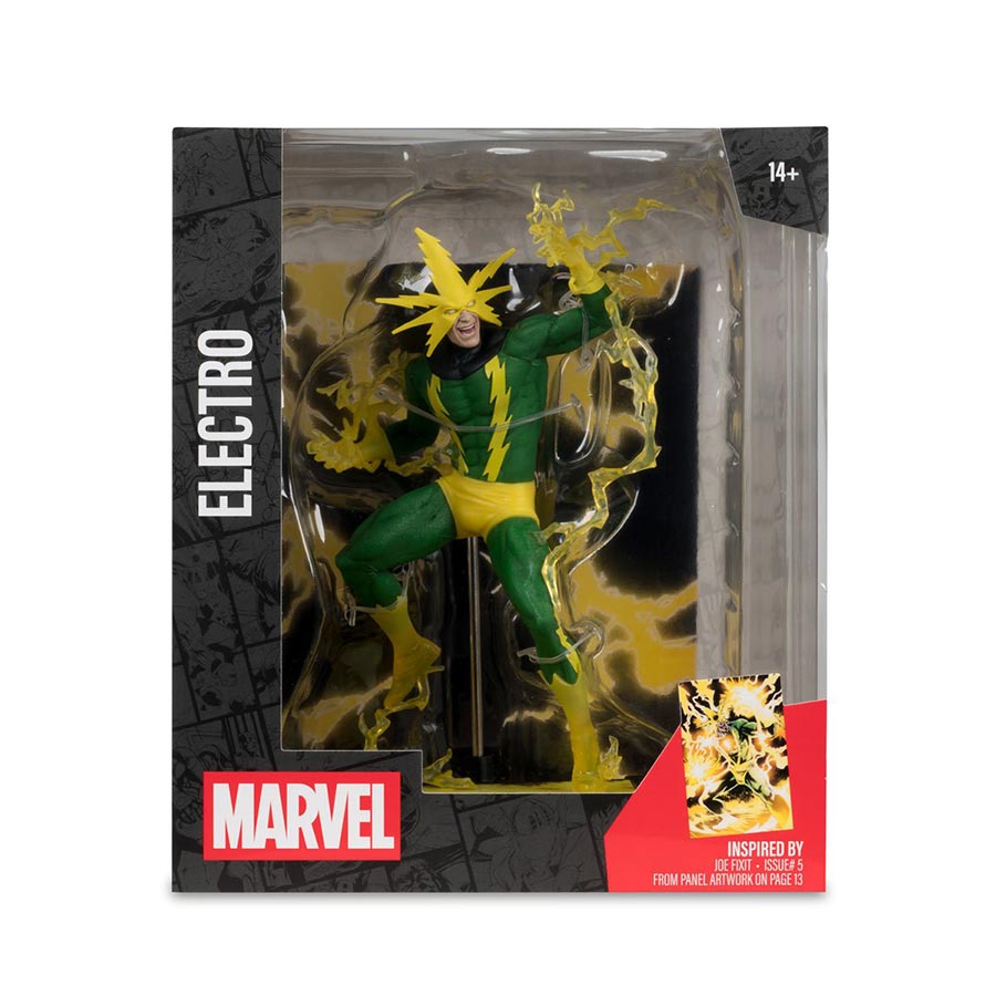 Marvel Electro Joe Fixit 5 1/10 Scale Posed Figure With Scene