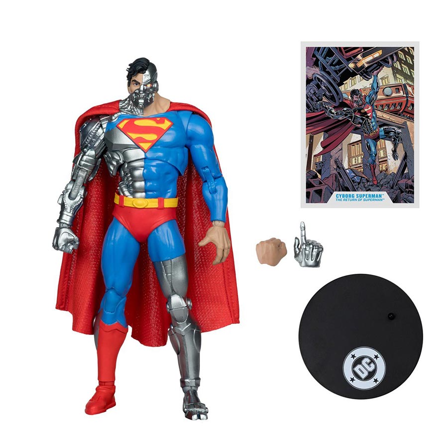DC Cyborg Superman 7-Inch Action Figure