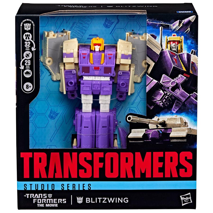 Transformers Studio Series Leader Transformers The Movie 1986 Blitzwing Action Figure