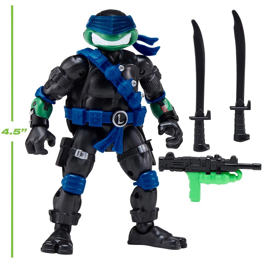 Teenage Mutant Ninja Turtles x G.I. Joe Leonardo x Snake Eyes Action Figure