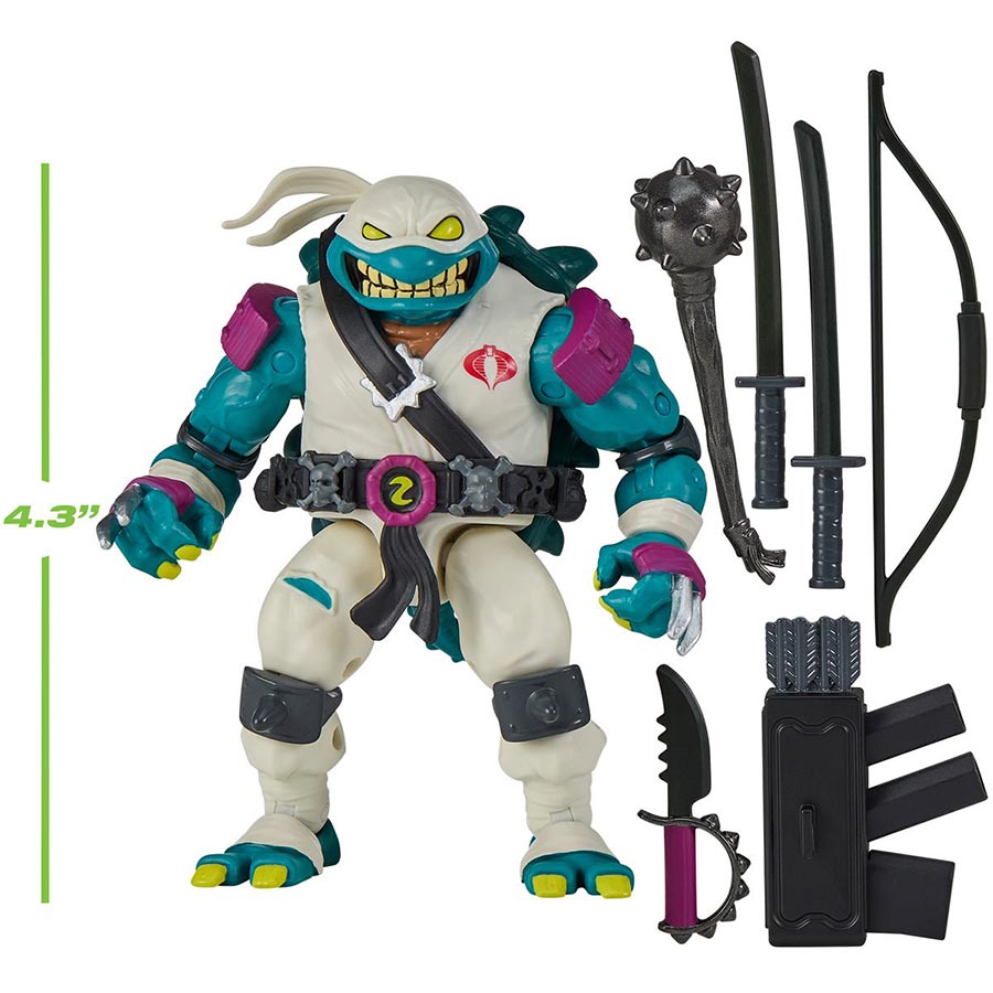 Teenage Mutant Ninja Turtles x G.I. Joe Slash x Storm Shadow Action Figure