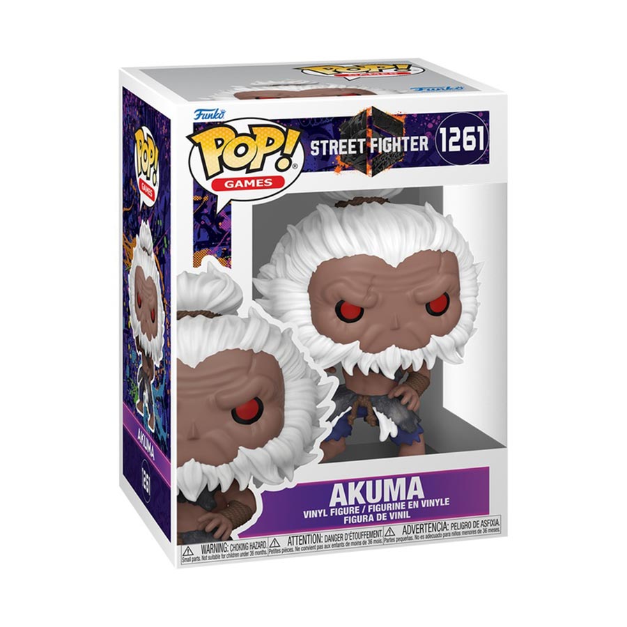 POP Games Street Fighter 6 Akuma Vinyl Figure