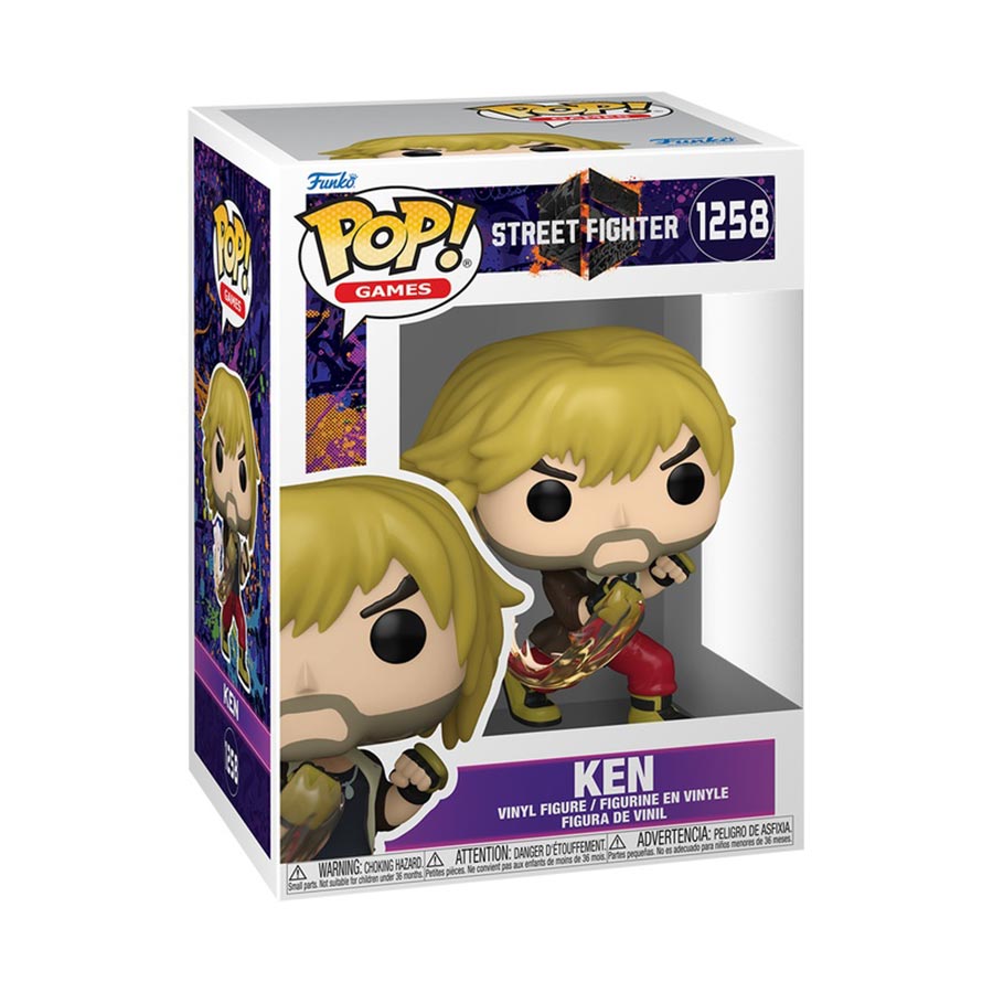 POP Games Street Fighter 6 Ken Vinyl Figure