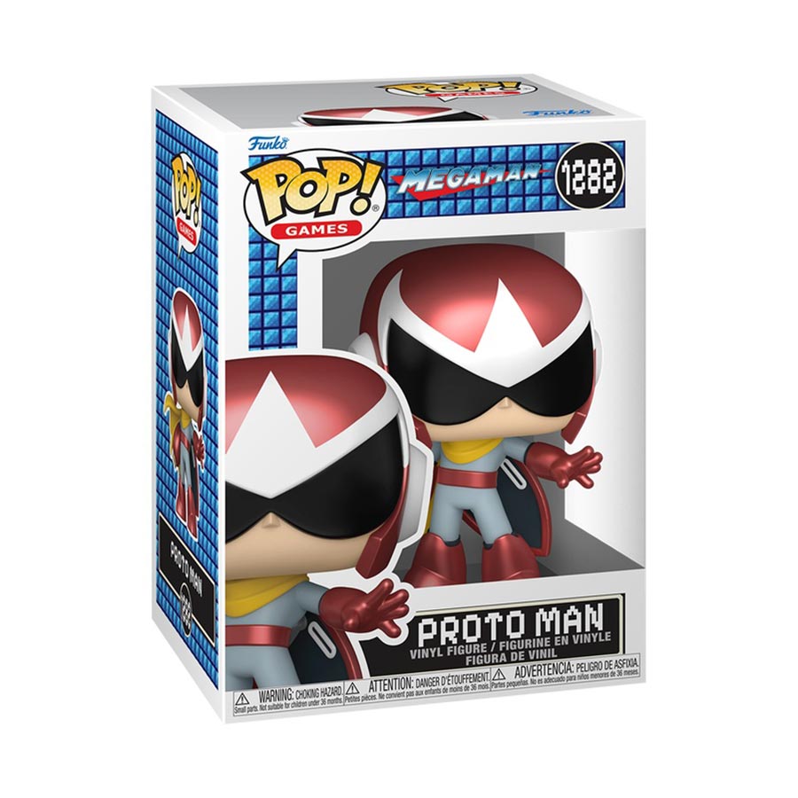 POP Games Mega Man Proto Man Vinyl Figure