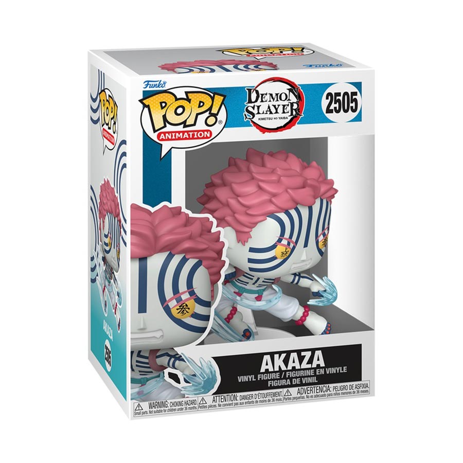 POP Animation Demon Slayer Kimetsu No Yaiba Akaza (Fist Fight) Vinyl Figure