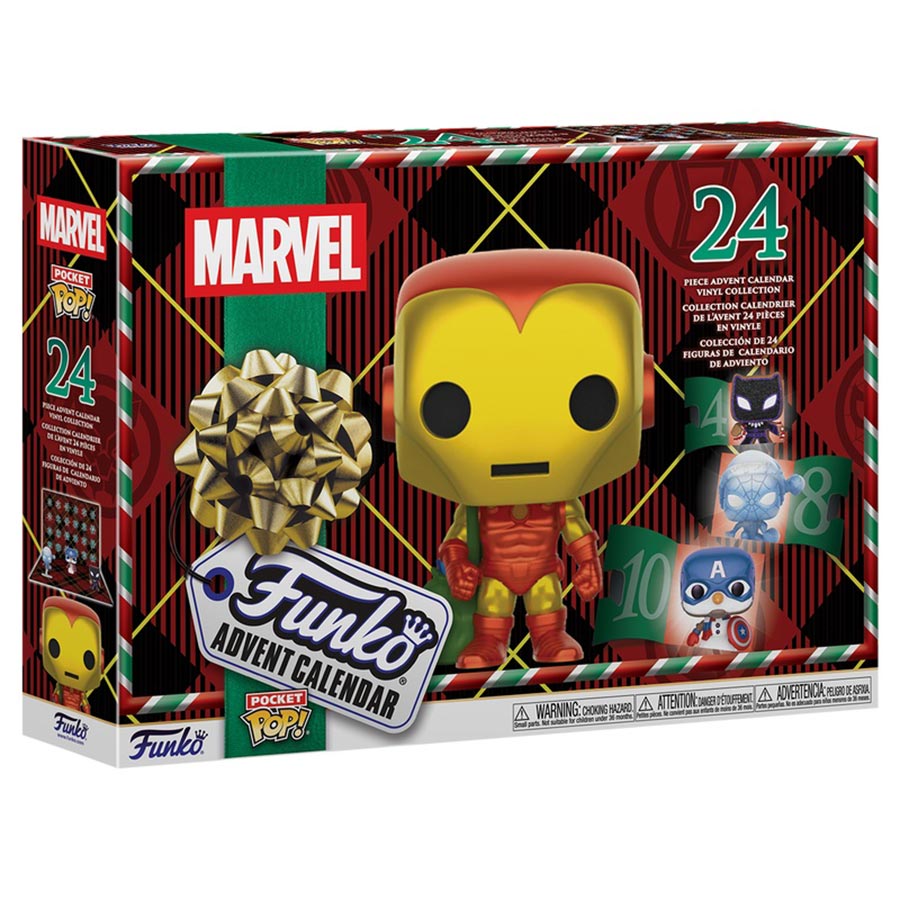 Pocket POP Advent Countdown Calendar Marvel Vinyl Bobble Head