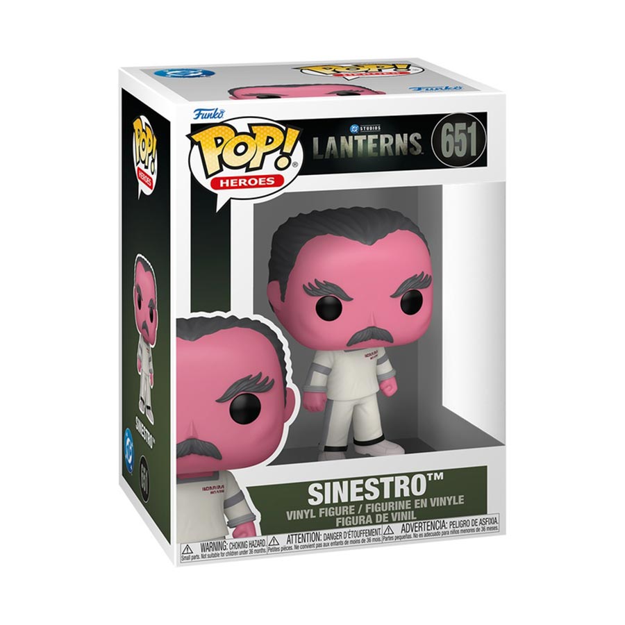 POP Heroes Lanterns Sinestro Vinyl Figure