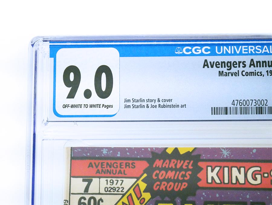 Avengers Annual #7 Cover B CGC 9.0
