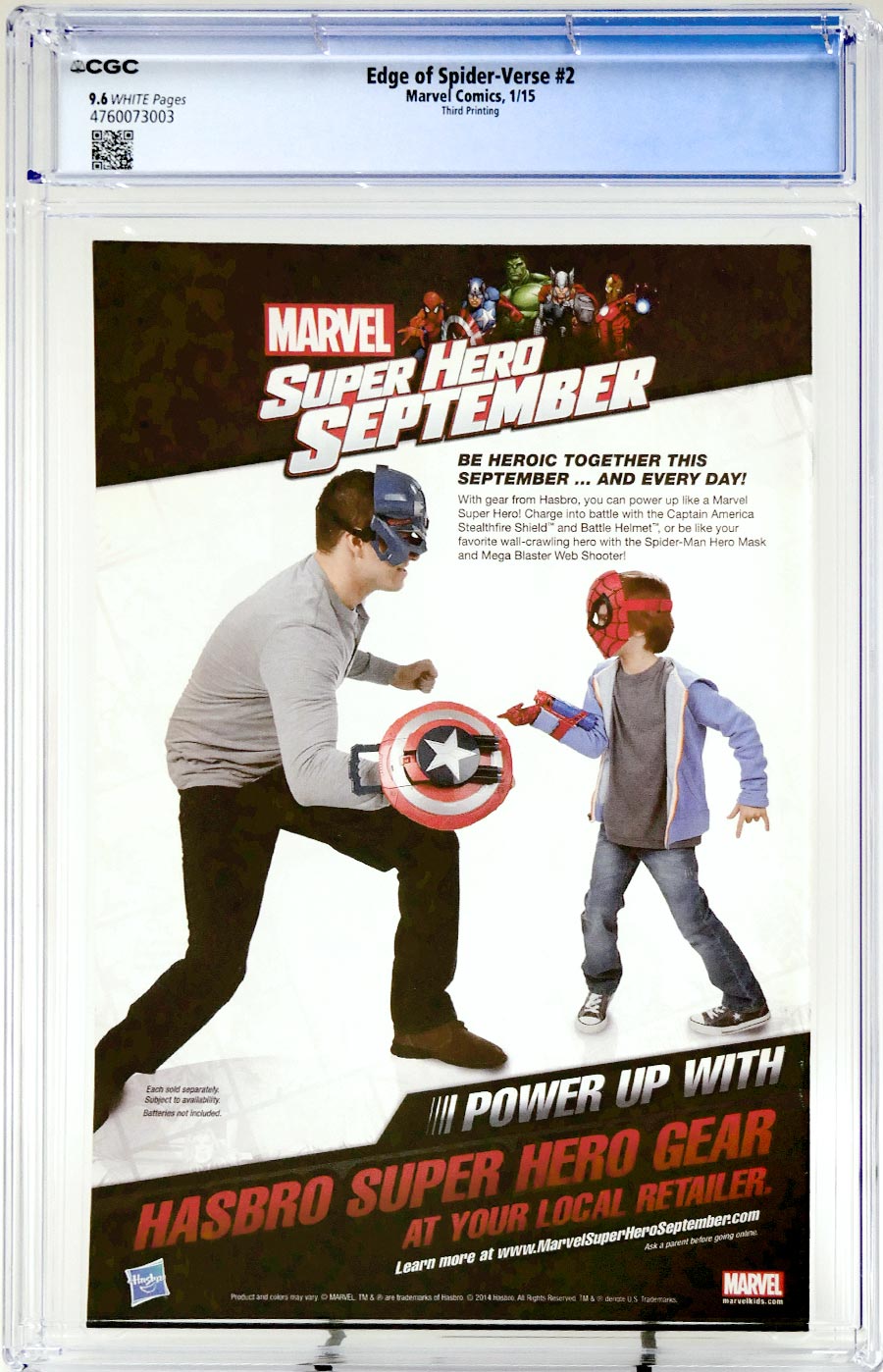Edge Of Spider-Verse #2 Cover L 3rd Ptg Robbi Rodriguez Variant Cover CGC 9.6