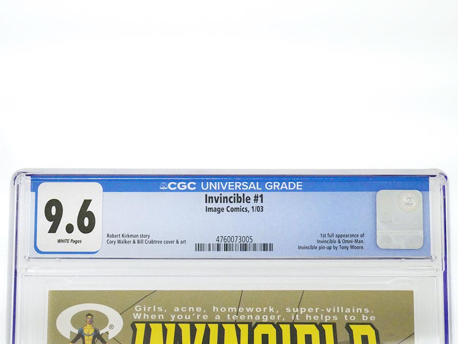 Invincible #1 Cover Q 1st Ptg CGC 9.6