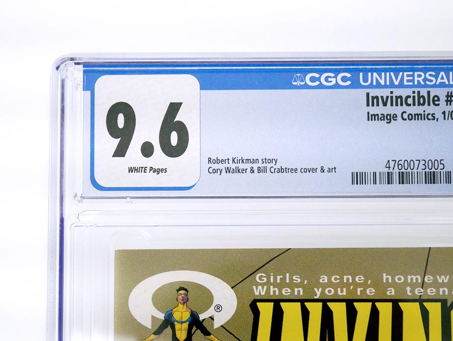 Invincible #1 Cover Q 1st Ptg CGC 9.6