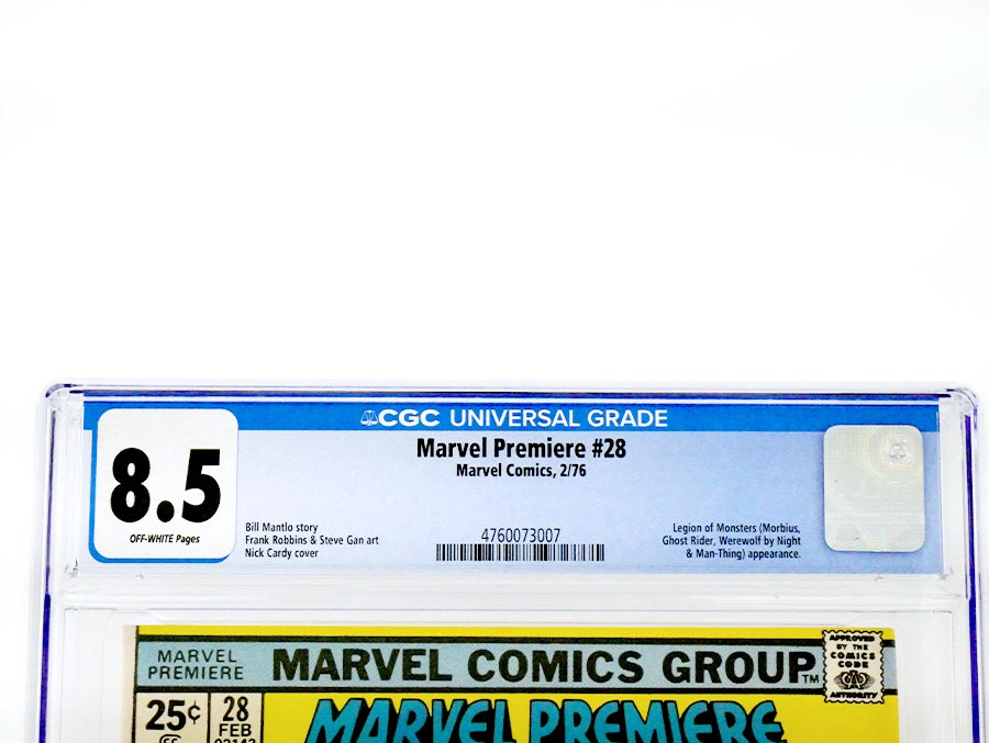 Marvel Premiere #28 Cover C CGC 8.5