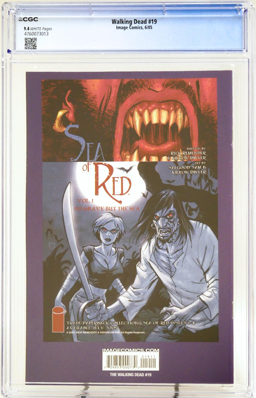 Walking Dead #19 Cover C CGC 9.4