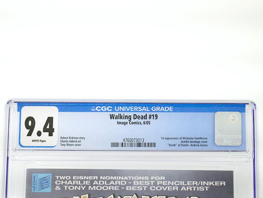 Walking Dead #19 Cover C CGC 9.4
