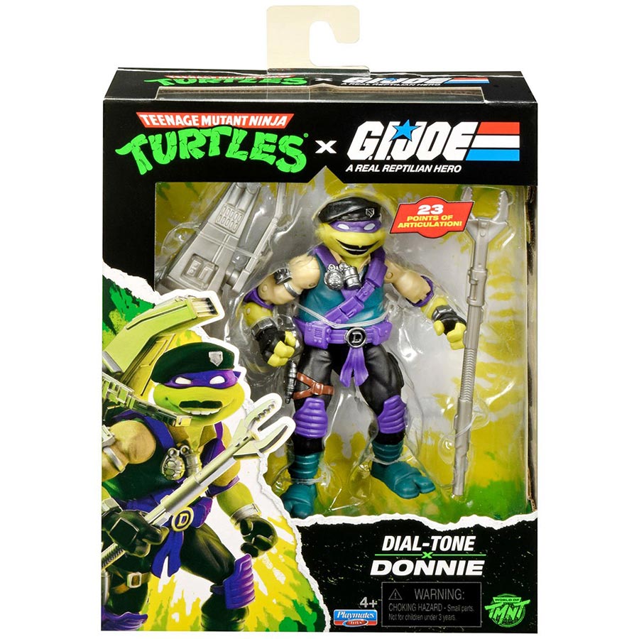 Teenage Mutant Ninja Turtles x GI Joe Donnie x Dial-tone Action Figure