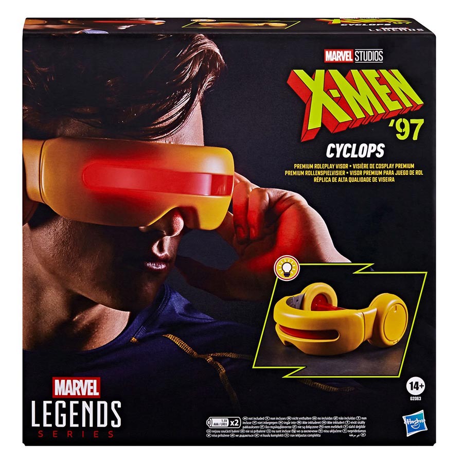 X-Men 97 Marvel Legends Series Cyclops Premium Roleplay Visor Prop Replica