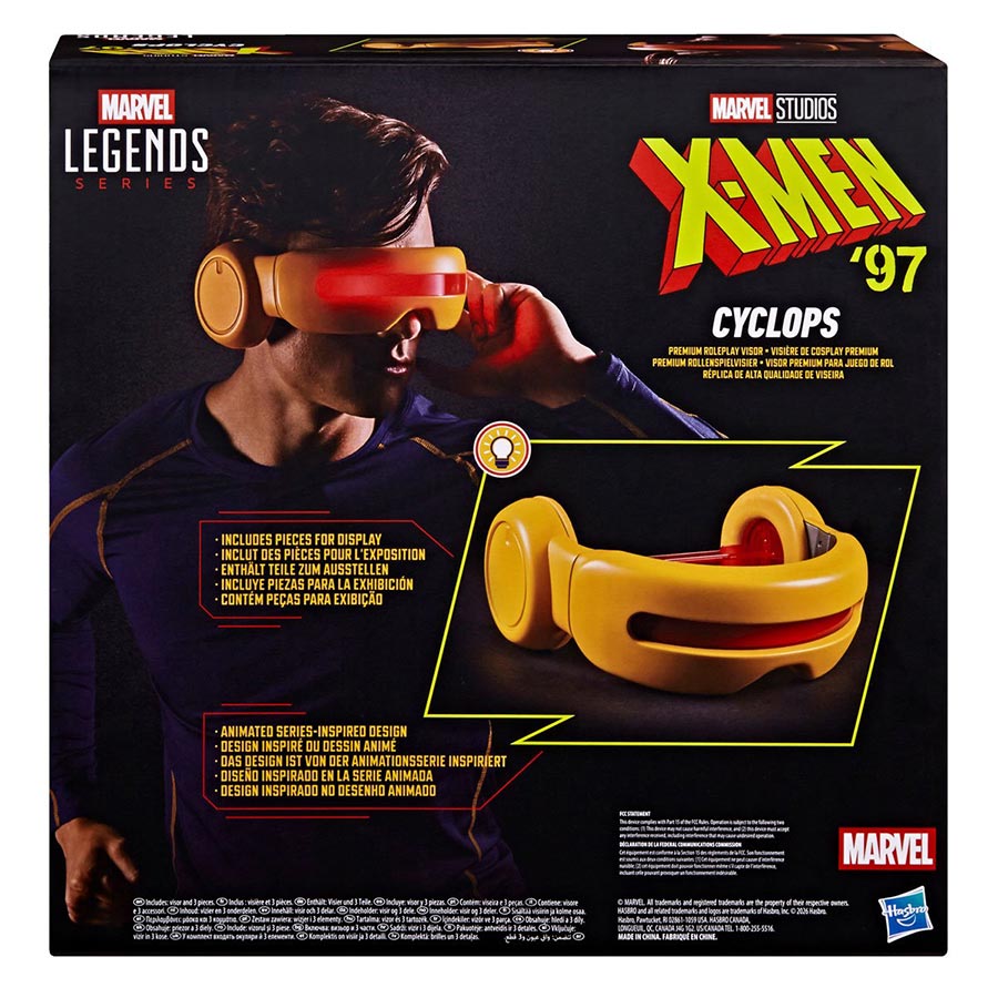 X-Men 97 Marvel Legends Series Cyclops Premium Roleplay Visor Prop Replica