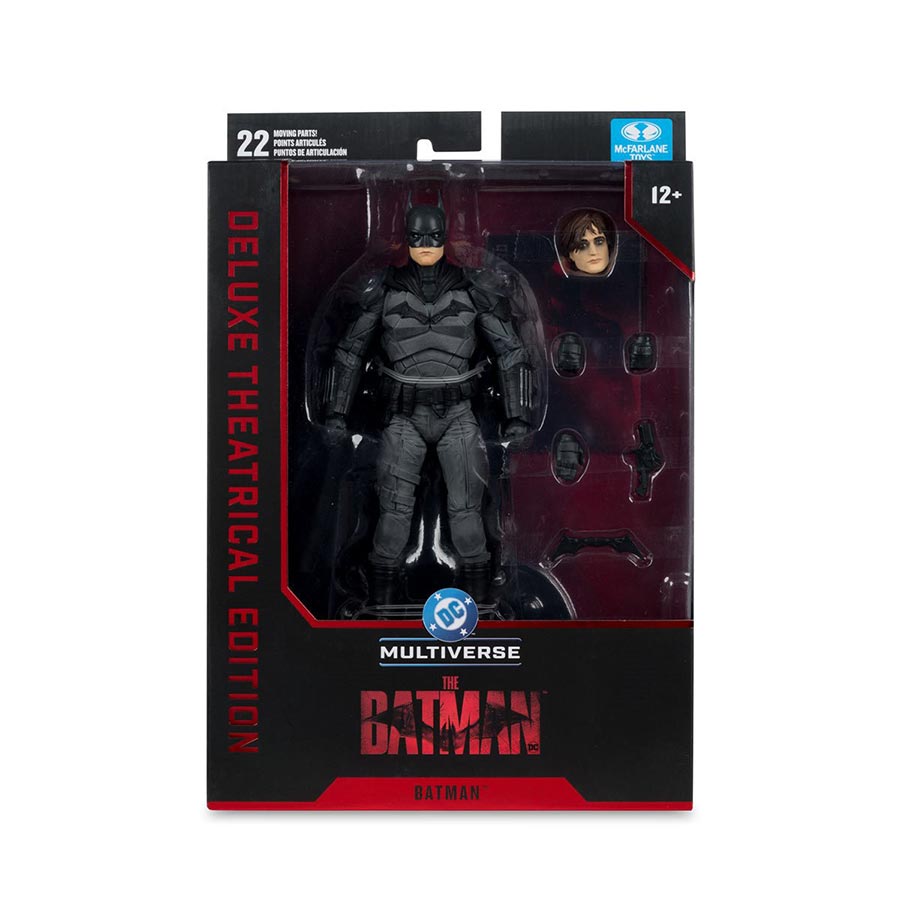 DC Multiverse Deluxe Theatrical Edition The Batman 2022 Batman 7-Inch Scale Action Figure